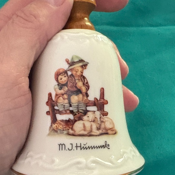 M.J. Hummel Vintage Decorative Bell with Wooden Handle - Picture 3 of 7